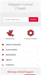 Mobile Screenshot of delgadofunerals.com